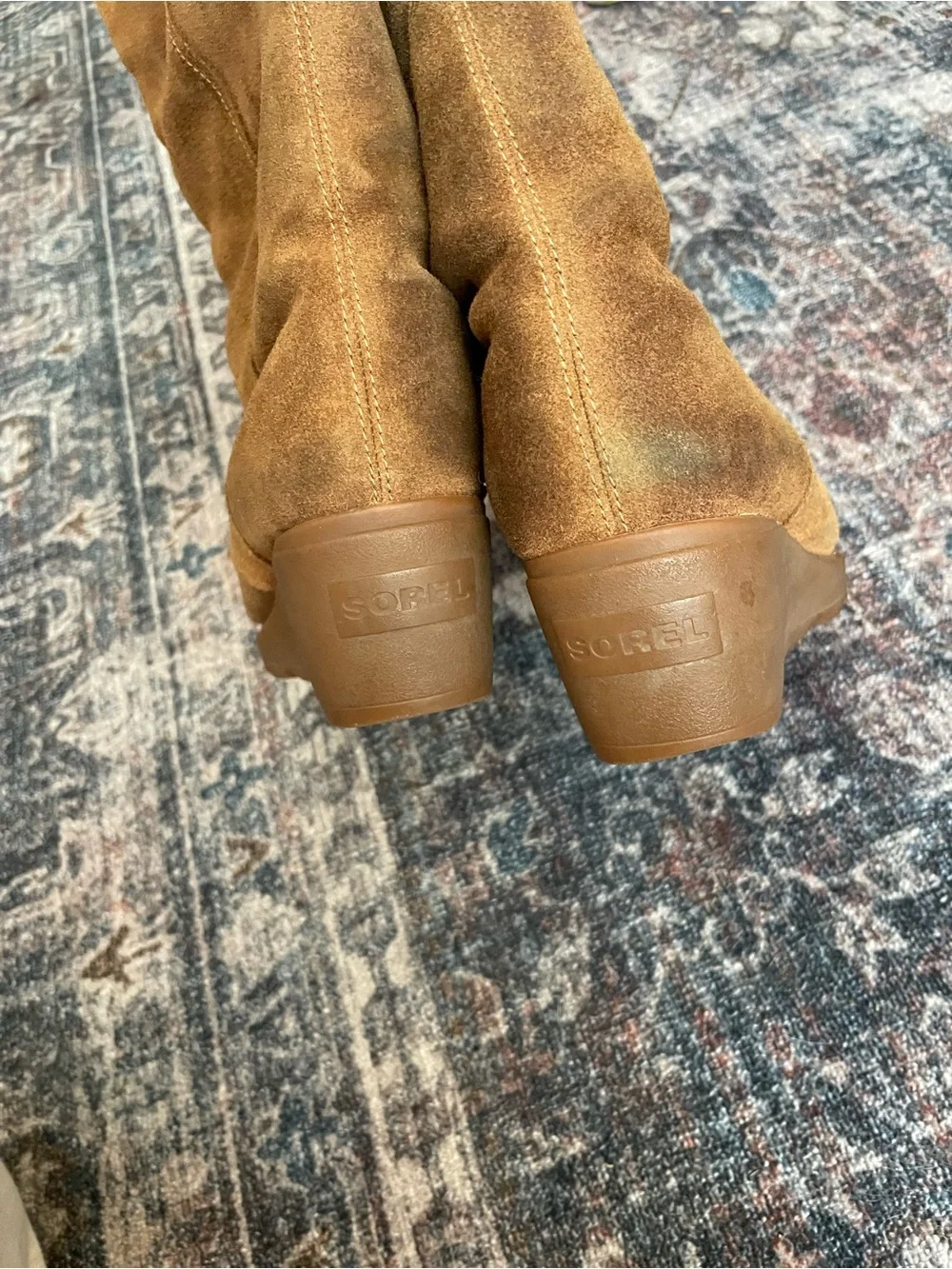Sorel Toronto knee high suede wedge winter boots